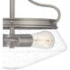 Tucker 2 Light 14 inch Antique Nickel Semi-Flush Mount Ceiling Light