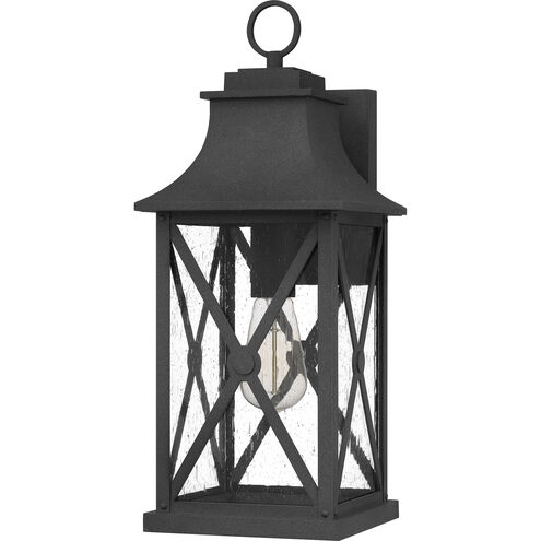 Ellerbee 1 Light 18 inch Mottled Black Outdoor Wall Lantern, Medium