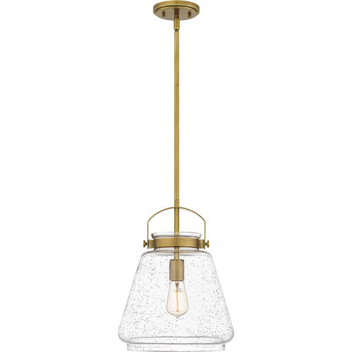 Stella 1 Light 12 inch Weathered Brass Mini Pendant Ceiling Light, Small