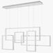 Canvas LED 57 inch Brushed Aluminum Island Light Ceiling Light