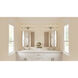 McKinney 4 Light 31 inch Brushed Nickel Bath Light Wall Light
