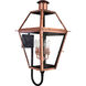 Rue De Royal 4 Light 29 inch Aged Copper Outdoor Wall Lantern