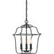 Gallery 3 Light 10 inch Royal Ebony Foyer Pendant Ceiling Light
