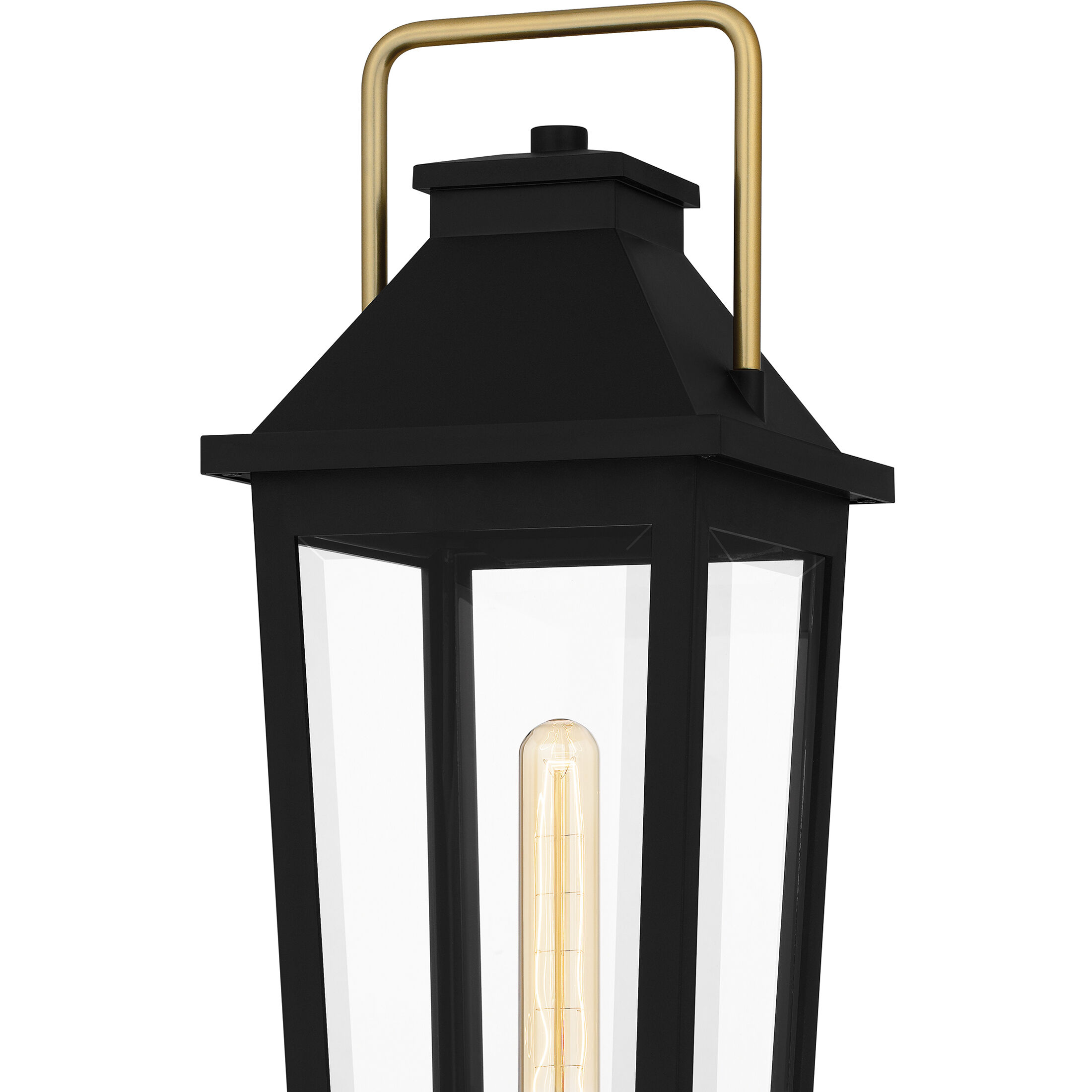 Buckley 1 Light 23 inch Matte Black Outdoor Post Lantern