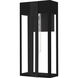 Boswell 1 Light 20 inch Matte Black Outdoor Wall Lantern, Large