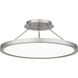 Outskirts LED 20 inch Brushed Nickel Semi-Flush Mount Ceiling Light