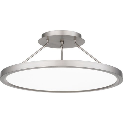 Outskirts LED 20 inch Brushed Nickel Semi-Flush Mount Ceiling Light