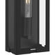 Young 1 Light 14 inch Matte Black Outdoor Wall Lantern