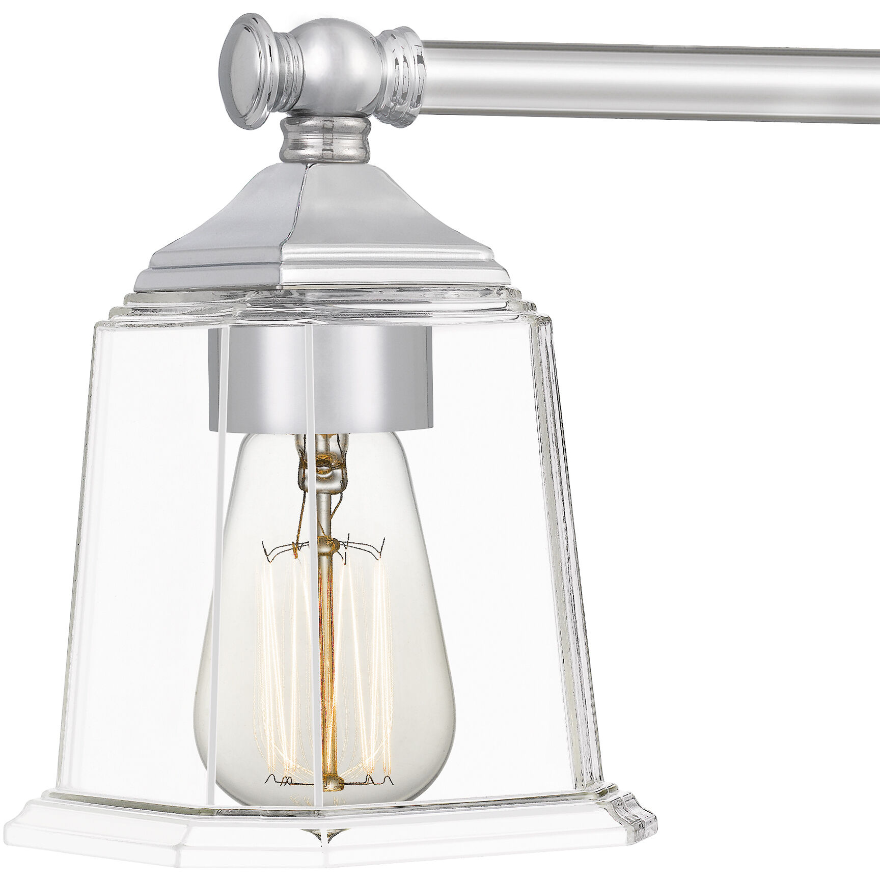 Nicholas 4 Light 31 inch Polished Chrome Bath Light Wall Light