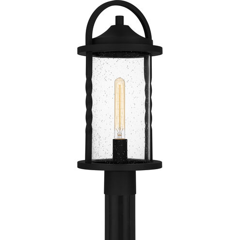 Reece 1 Light 20 inch Earth Black Outdoor Post Lantern