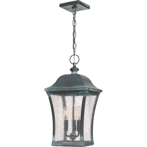 Quoizel Bardstown 3 Light 10 inch Aged Verde Outdoor Hanging Lantern BDS1910AGV - Open Box