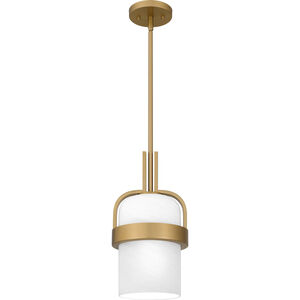 Duval 1 Light 8 inch Aged Brass Mini Pendant Ceiling Light