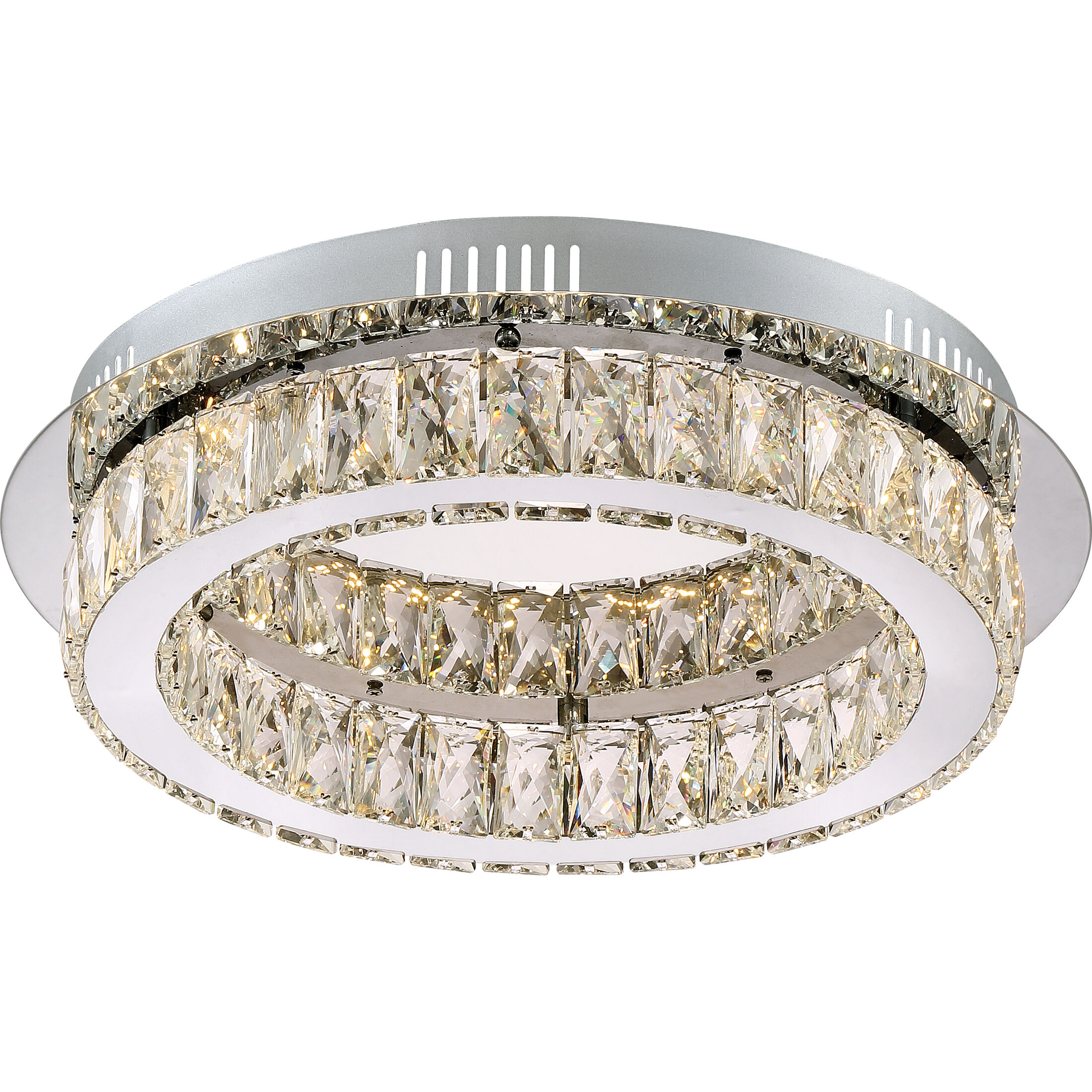 Embrace LED 18 inch Polished Chrome Flush Mount Ceiling Light
