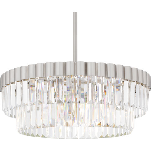 Starlight 4 Light 18.5 inch Brushed Nickel Pendant Ceiling Light, Large