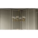 Shea 6 Light 31 inch Brushed Gold Chandelier Ceiling Light