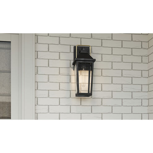 Buckley 1 Light 17 inch Matte Black Outdoor Wall Lantern