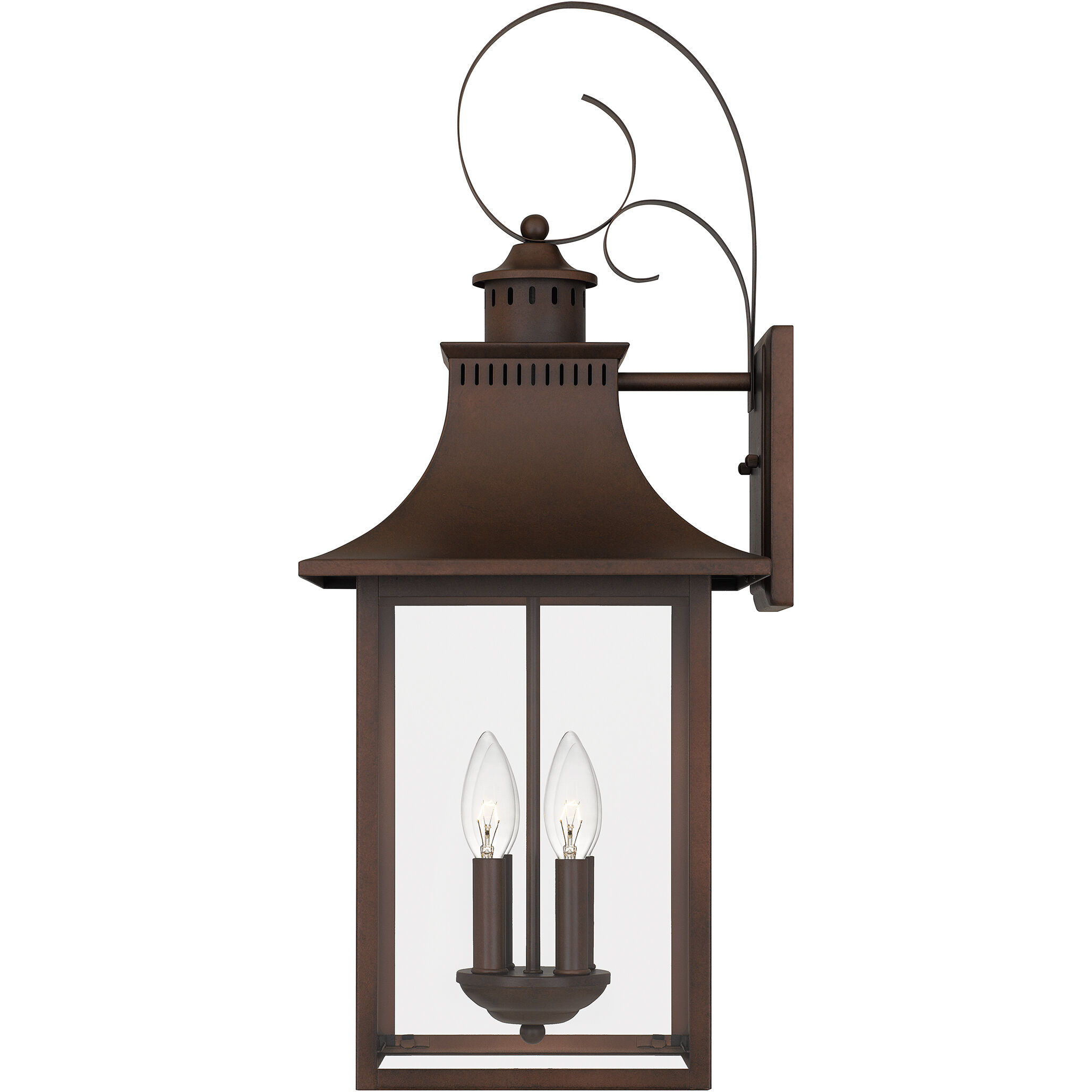 Chancellor 4 Light 28 inch Copper Bronze Outdoor Wall Lantern