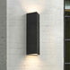 Kyler 18 inch Earth Black Outdoor Wall Lantern