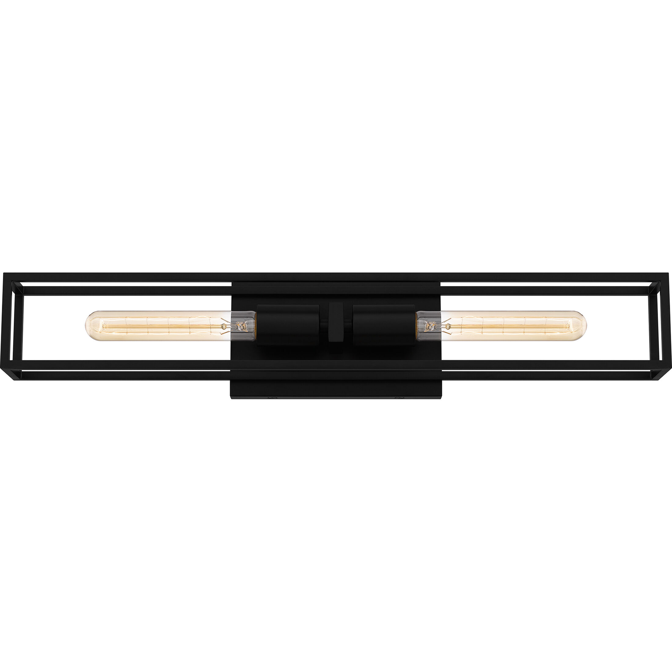 Quoizel LGN8624MBK Leighton 2 Light 24 inch Matte Black Bath Light Wall Light
