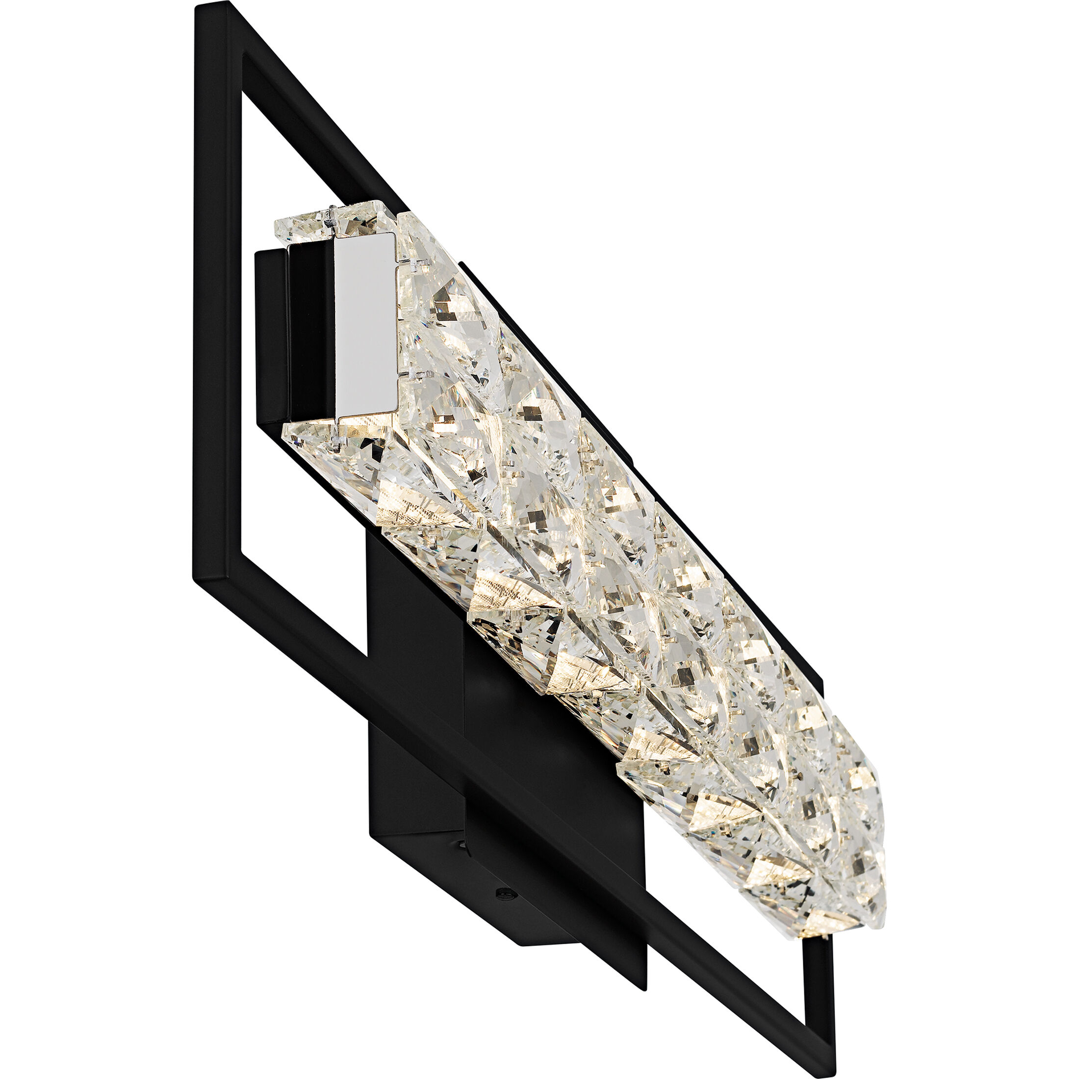 Dazzle LED 24 inch Matte Black Bath Light Wall Light, Medium
