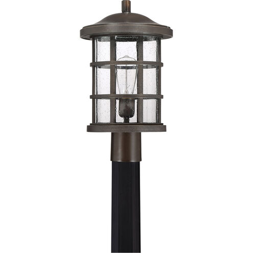 Crusade 1 Light 17 inch Palladian Bronze Outdoor Post Lantern