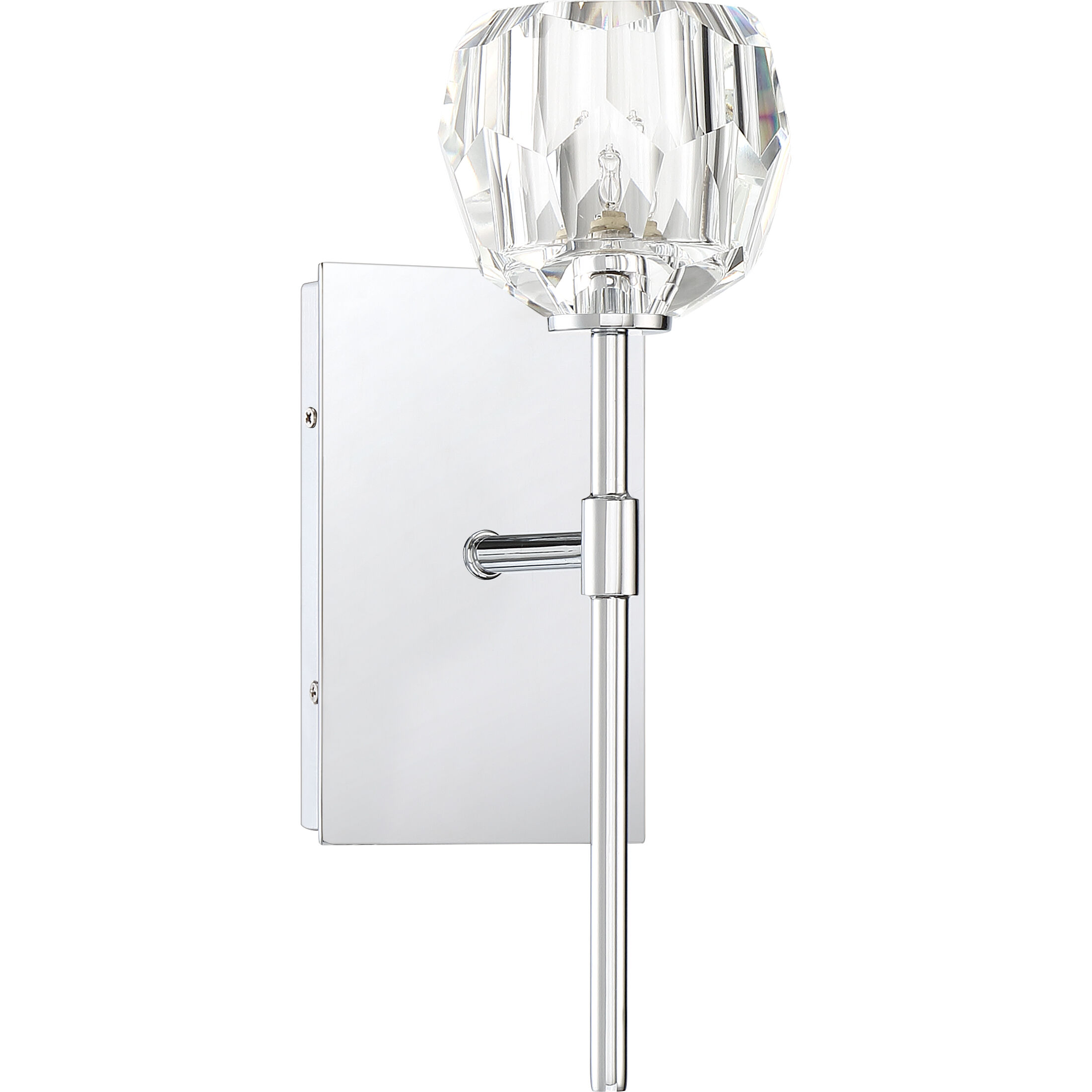 Regalia 1 Light 7 inch Polished Chrome Vanity Light Wall Light