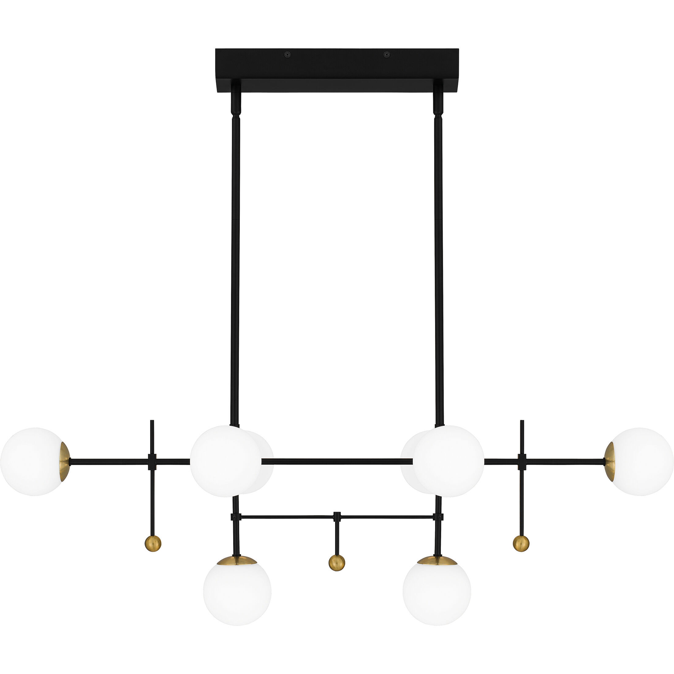 Blaire LED 40 inch Matte Black Island Light Ceiling Light