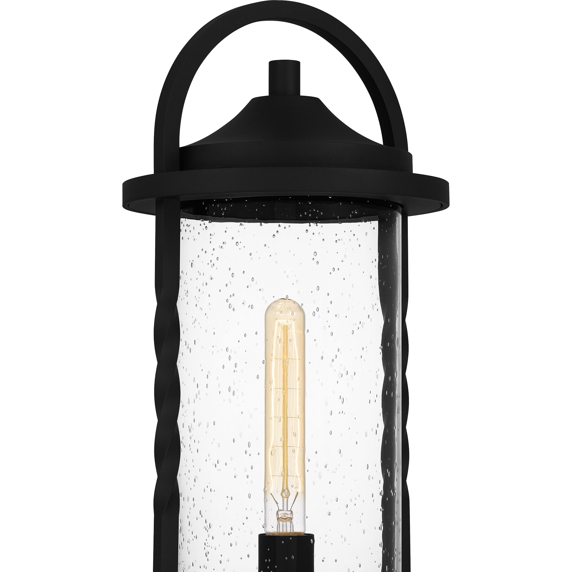 Reece 1 Light 20 inch Earth Black Outdoor Post Lantern