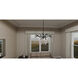 Maple 6 Light 29 inch Earth Black Chandelier Ceiling Light