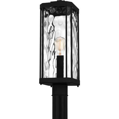 Balchier 1 Light 20 inch Matte Black Outdoor Post Lantern