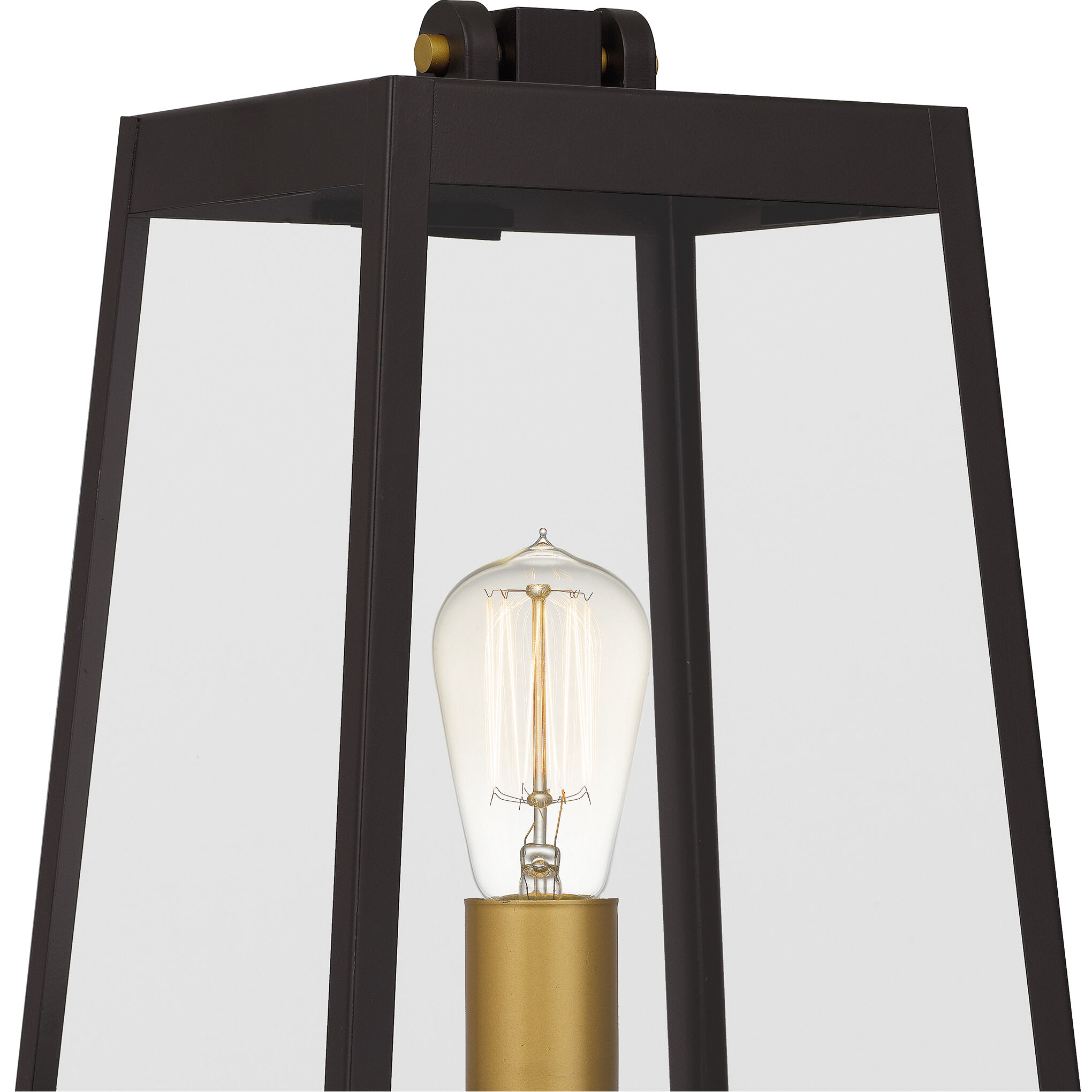 Amberly Grove 1 Light 16 inch Western Bronze Outdoor Post Lantern