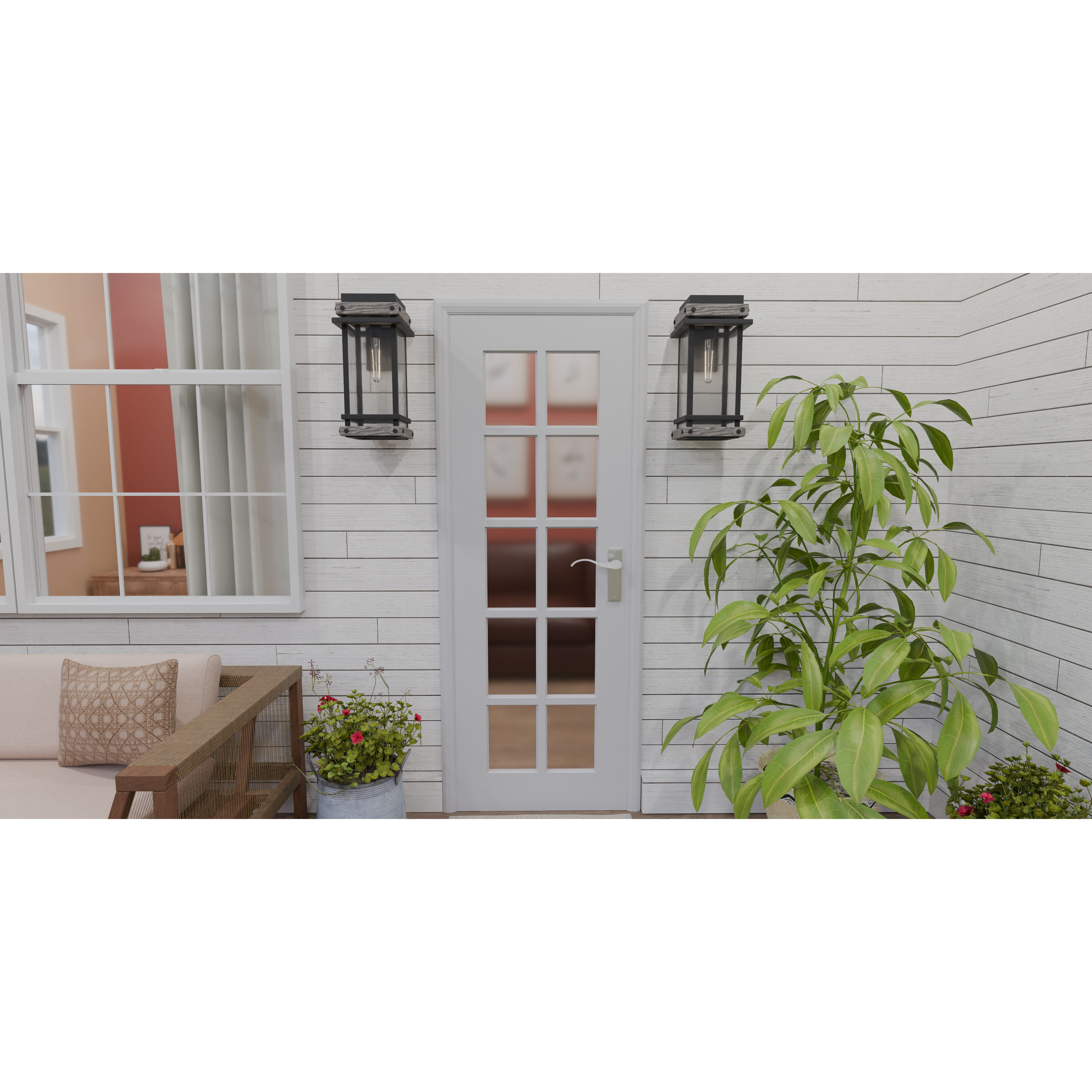 Strader 1 Light 9.5 inch Matte Black Outdoor Lantern, Large