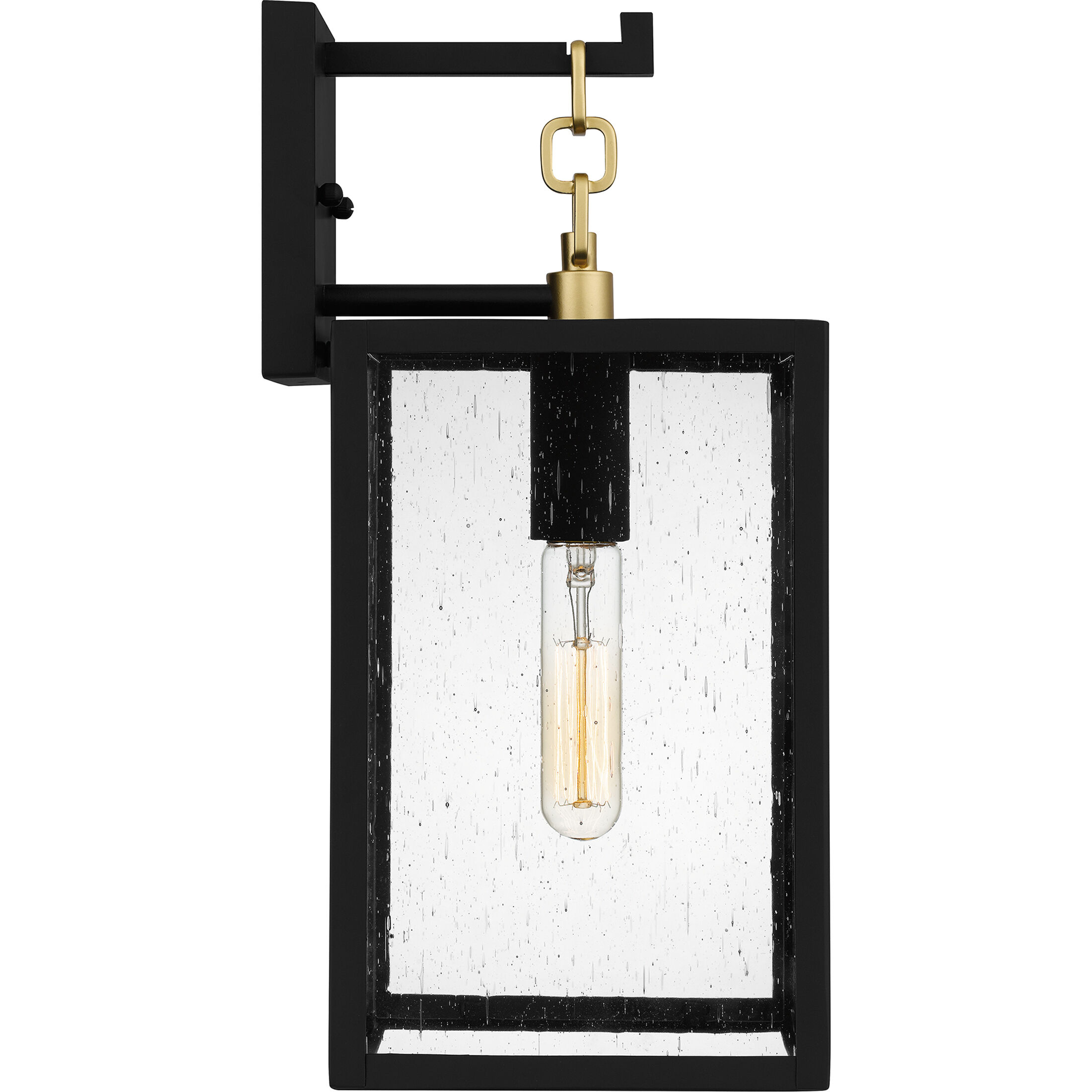 Anchorage 1 Light 16 inch Matte Black Outdoor Wall Lantern