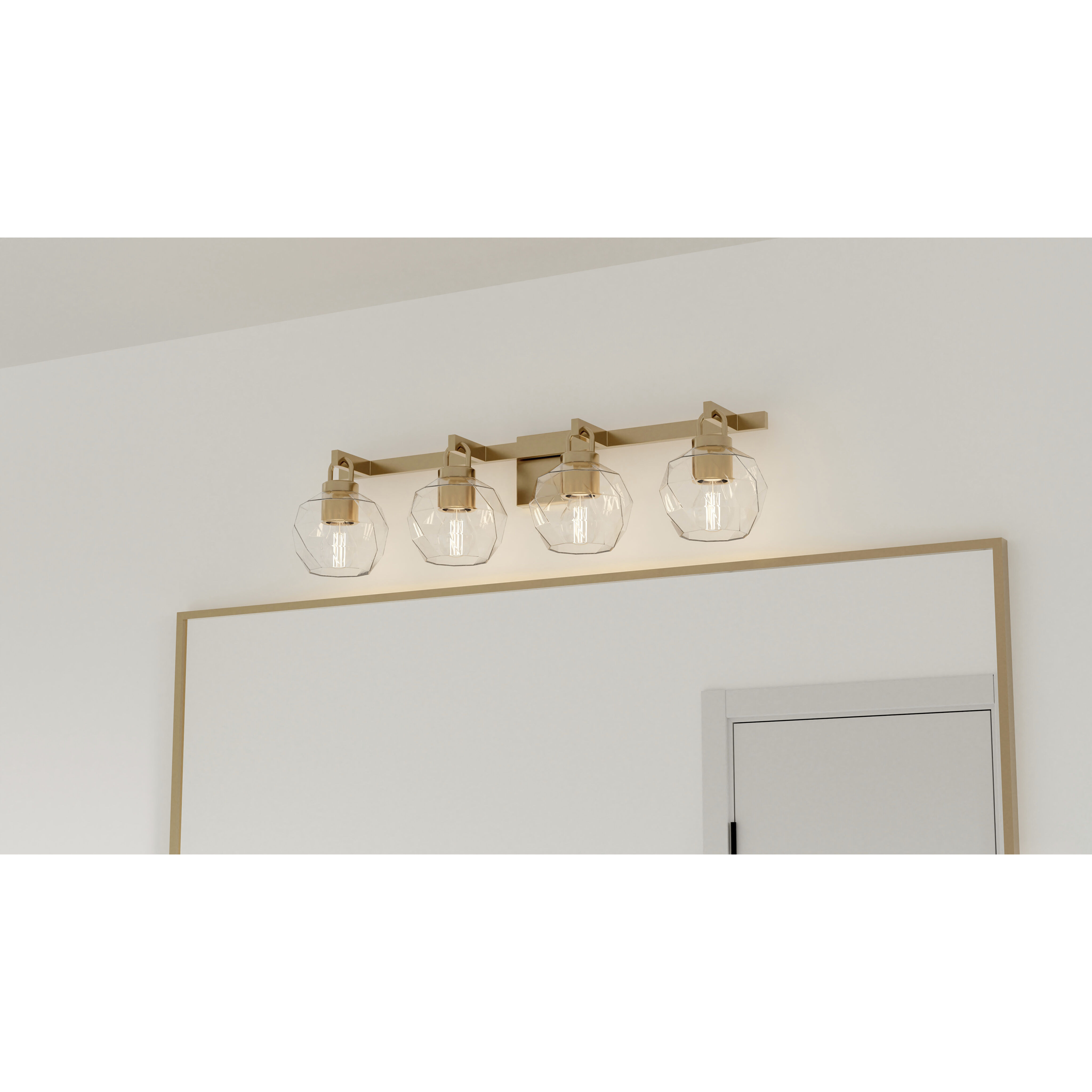 Celina 4 Light 32 inch Bronze Gold Bath Light Wall Light, Extra Large