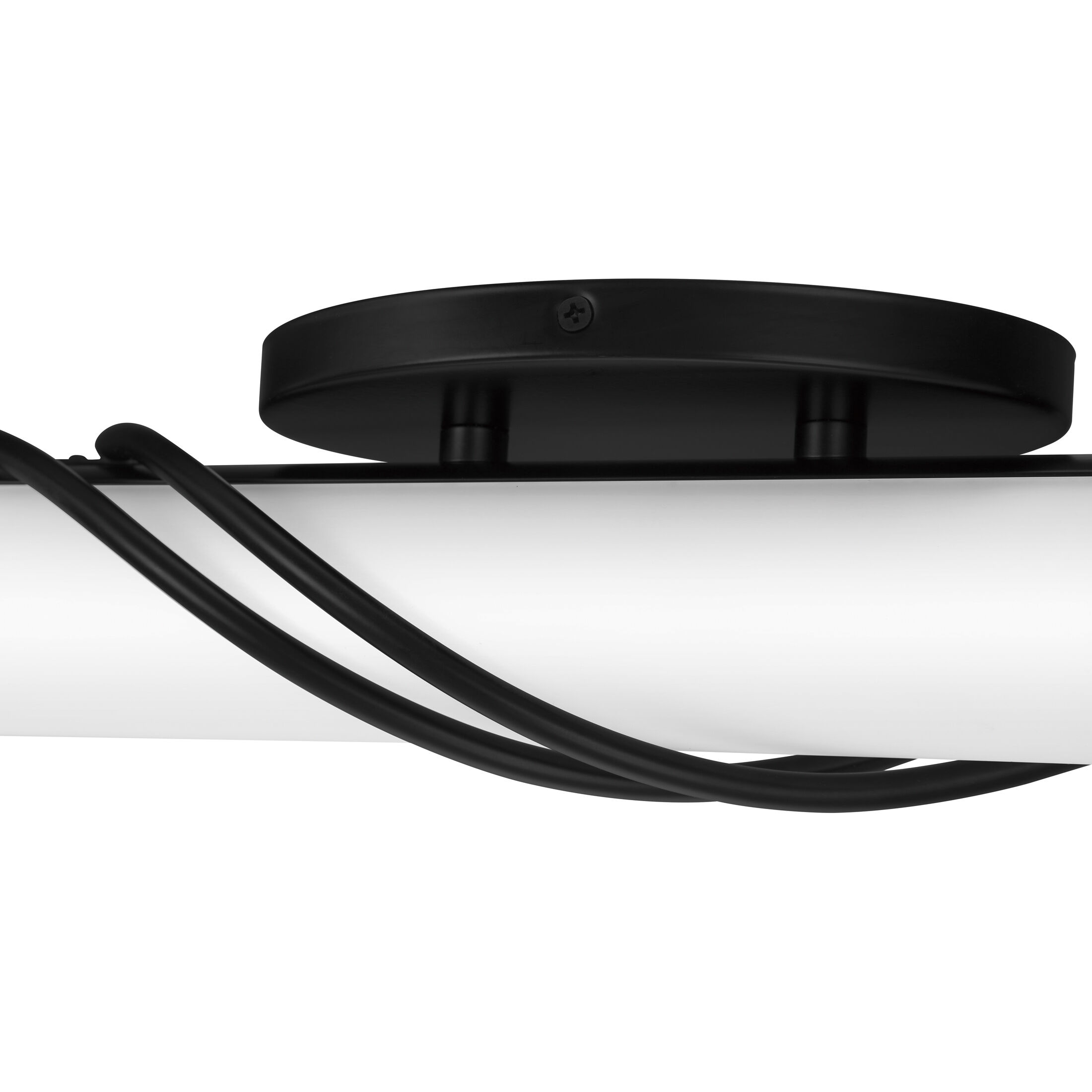 Serenade 32 inch Matte Black Bath Light Wall Light
