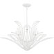 Tallulah 9 Light 32 inch Sand White Chandelier Ceiling Light