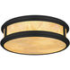 Colette 16.25 inch Matte Black Flush Mount Ceiling Light