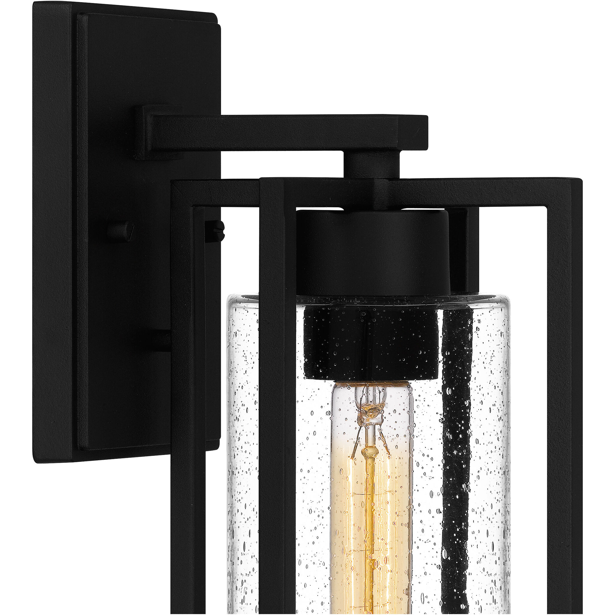 Damien 1 Light 15 inch Earth Black Outdoor Wall Lantern