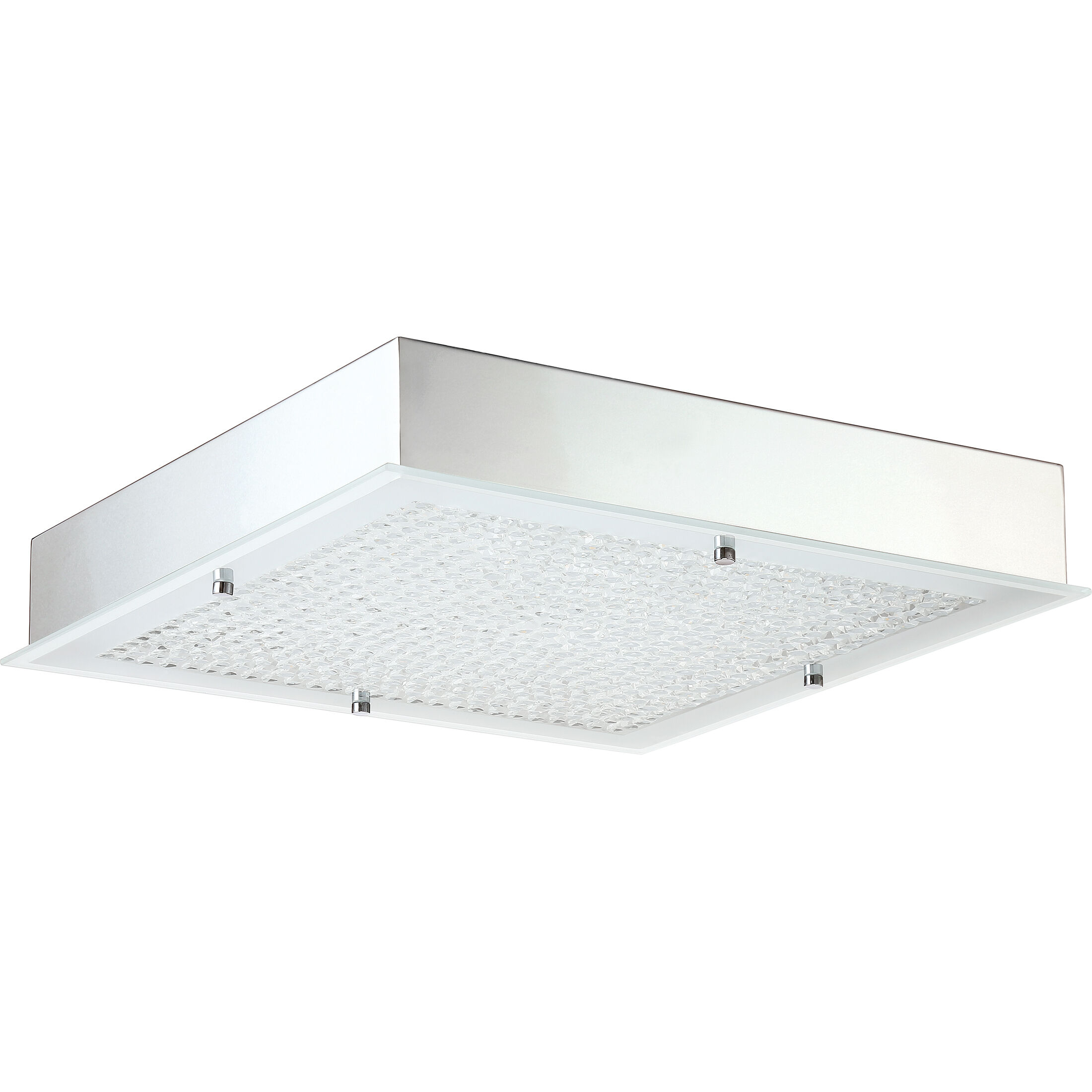 Blaze LED 15.75 inch Polished Chrome Flush Mount Ceiling Light