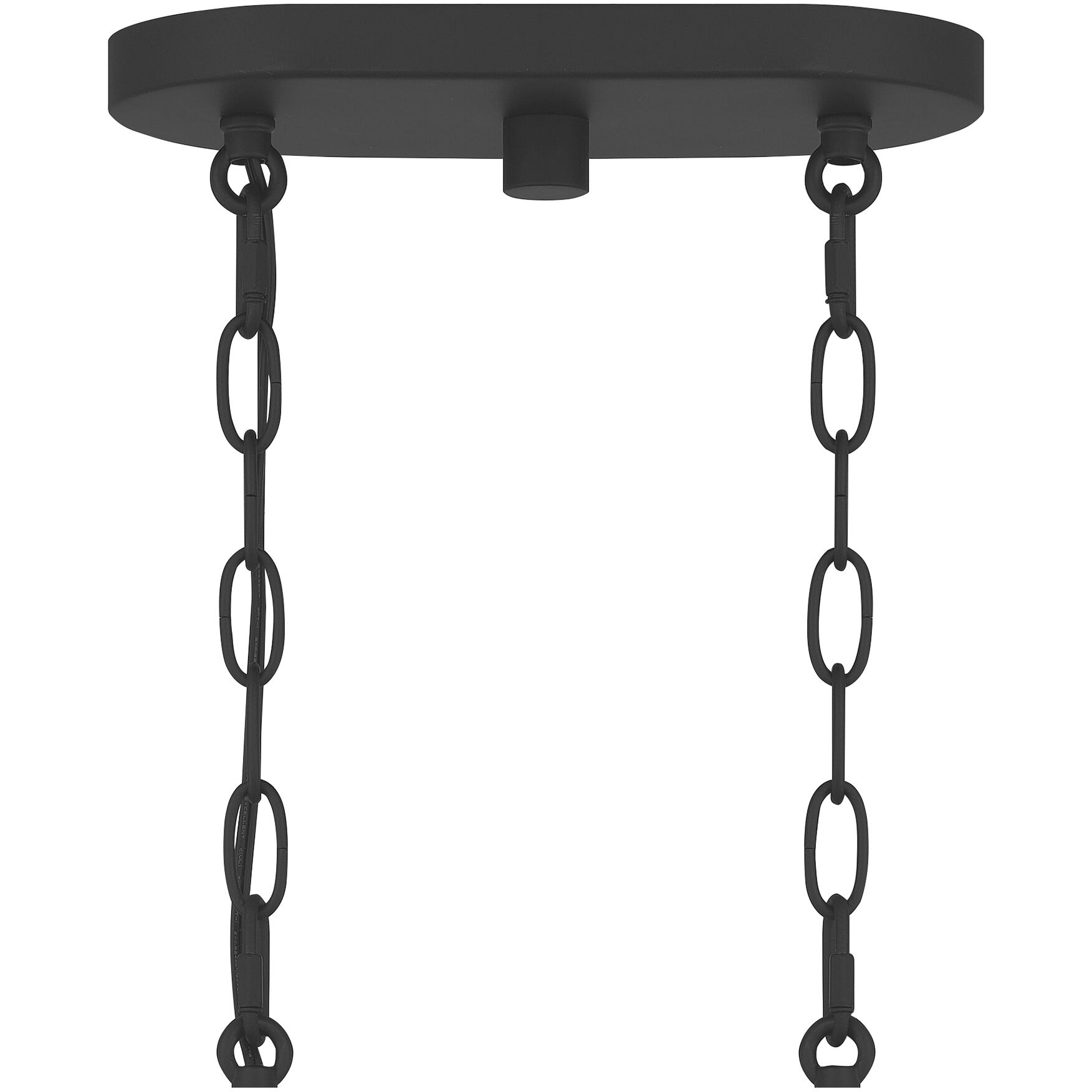 Abner 4 Light 32 inch Matte Black Linear Chandelier Ceiling Light