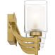 Kolt 4 Light 29 inch Brushed Gold Bath Light Wall Light in Bronze Gold, Extra Large