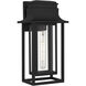Garner 1 Light 16.5 inch Matte Black Outdoor Wall Lantern