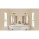 McKinney 3 Light 23 inch Brushed Nickel Bath Light Wall Light