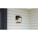Jett 1 Light 10 inch Matte Black Outdoor Wall Lantern, Small