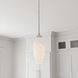 Burnett LED 5 inch Brushed Nickel Mini Pendant Ceiling Light