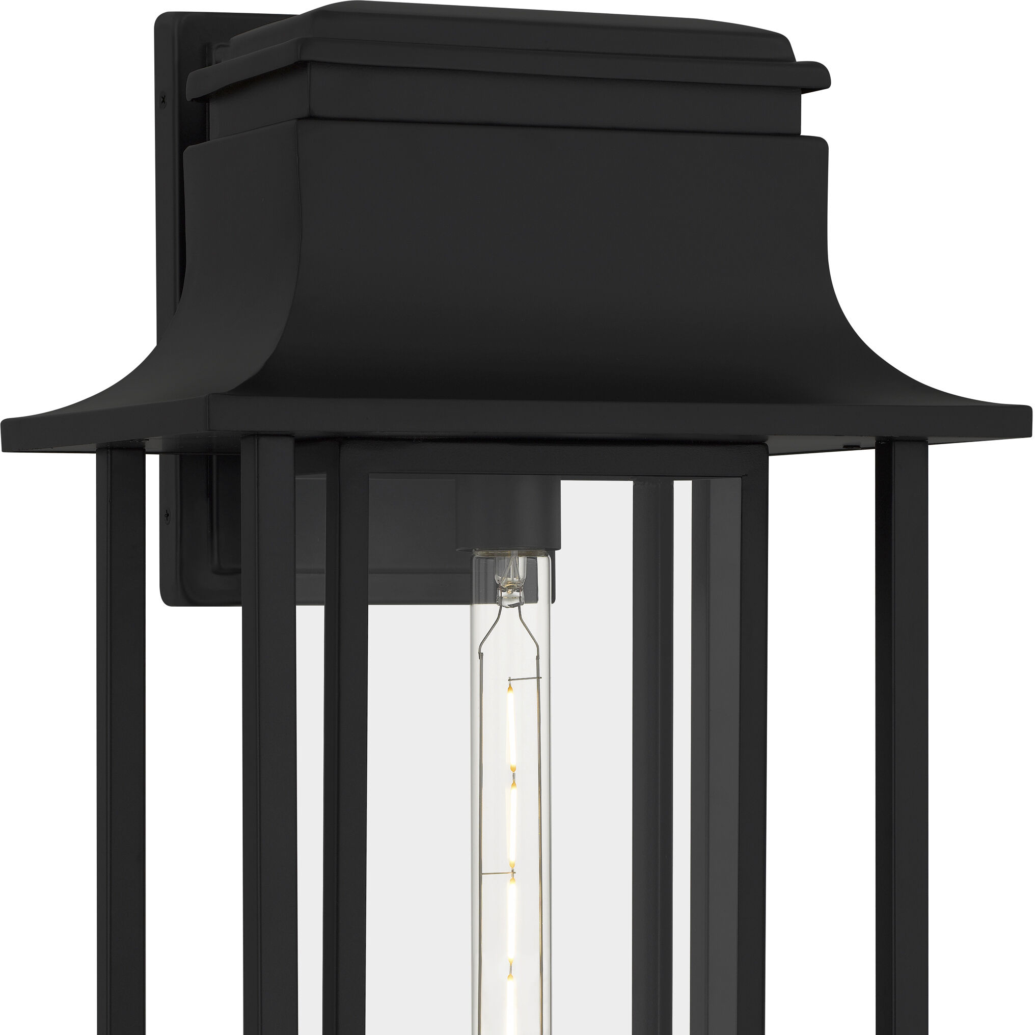 Garner 1 Light 24 inch Matte Black Outdoor Wall Lantern