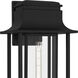 Garner 1 Light 24 inch Matte Black Outdoor Wall Lantern