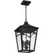 Jaxon 4 Light 10.75 inch Western Bronze Outdoor Hanging Lantern