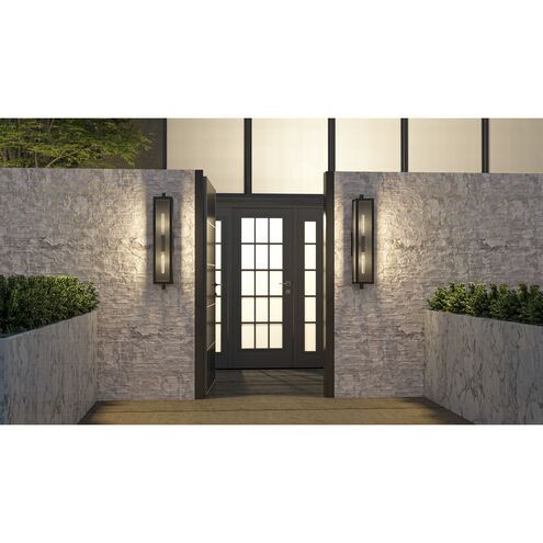 Dale 2 Light 32 inch Matte Black Outdoor Wall Lantern, Extra Large