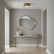 Emmett 3 Light 16 inch Matte Black Flush Mount Ceiling Light